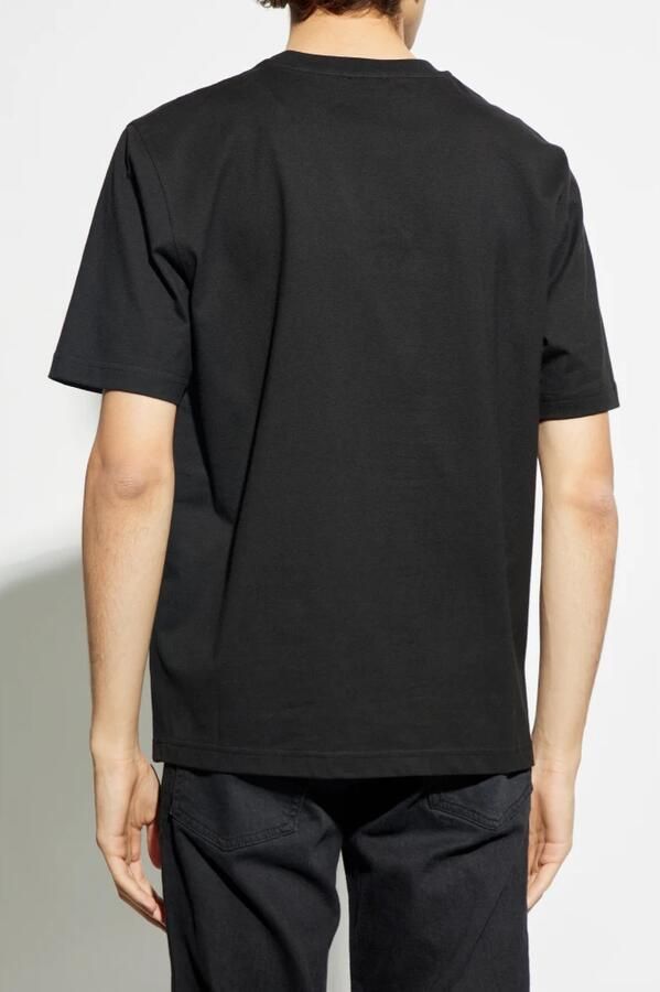 Diesel Zwart T-shirt met Maxi Oval D Logo Black Heren - Foto 7