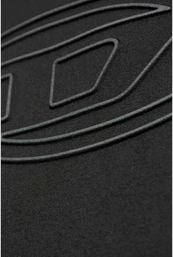 Diesel Zwart T-shirt met Maxi Oval D Logo Black Heren - Foto 4