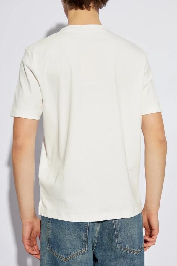 Diesel Witte T-shirt met verstelbare splitten White Heren - Foto 7