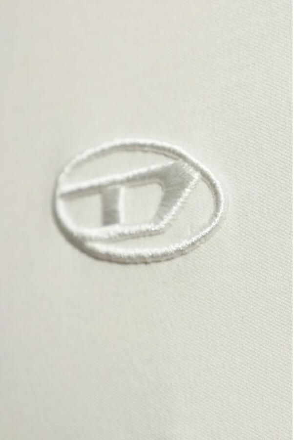 Diesel Witte T-shirt met verstelbare splitten White Heren - Foto 4