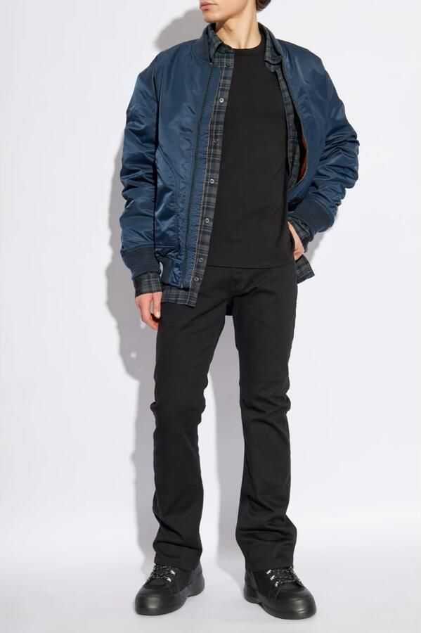 Diesel T-shirt T-Adjust-Slits-R17 Black Heren - Foto 2