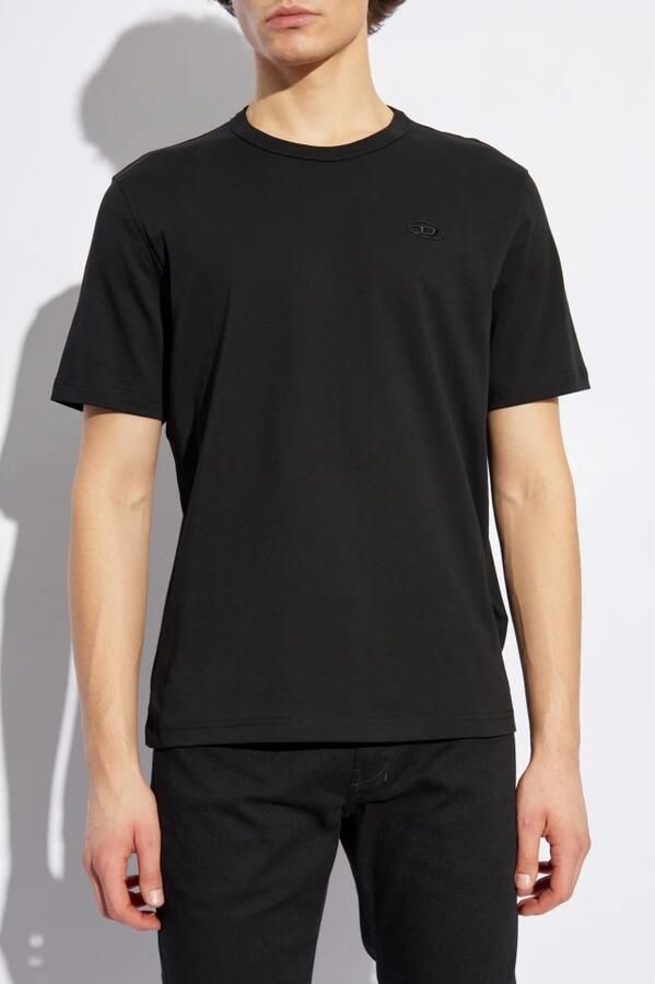 Diesel T-shirt T-Adjust-Slits-R17 Black Heren - Foto 3