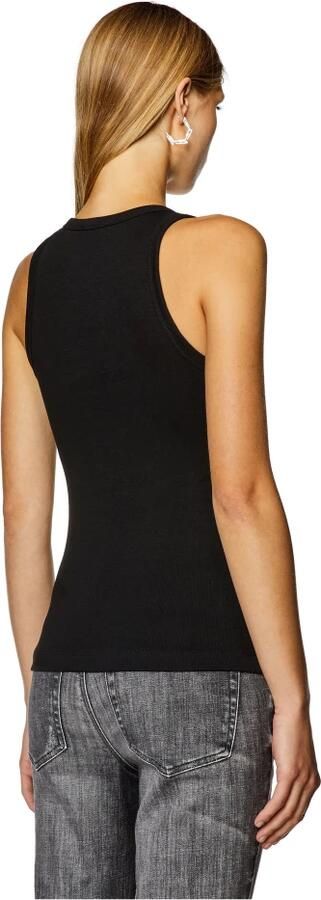 Diesel Tanktop met geborduurde D-patch Black Dames - Foto 3