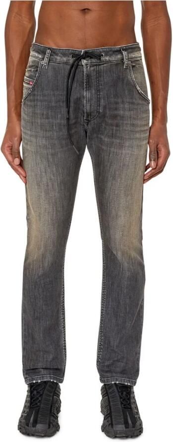 Diesel Grijze Straight Jeans Stijlvol en Praktisch Grijs Heren - Foto 3