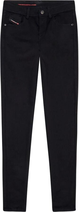 Diesel Skinny Jeans met Metalen Knopen Black Dames - Foto 9