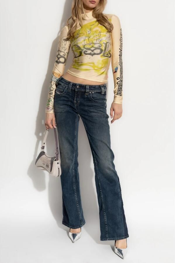 Diesel Top T-Imun Multicolor Dames - Foto 2