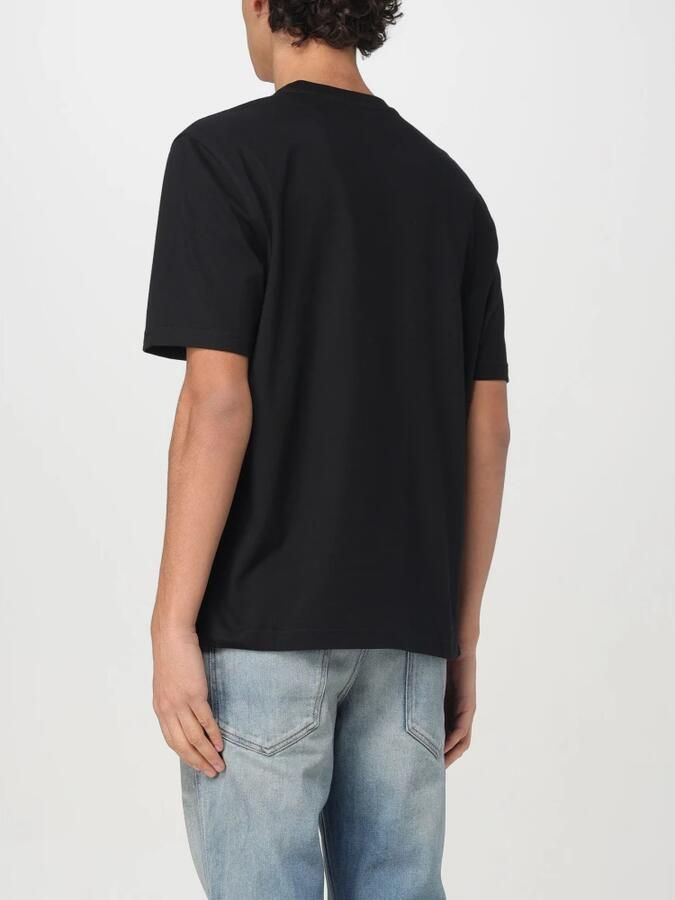 Diesel Zwart T-shirt met Maxi Oval D Logo Black Heren - Foto 3