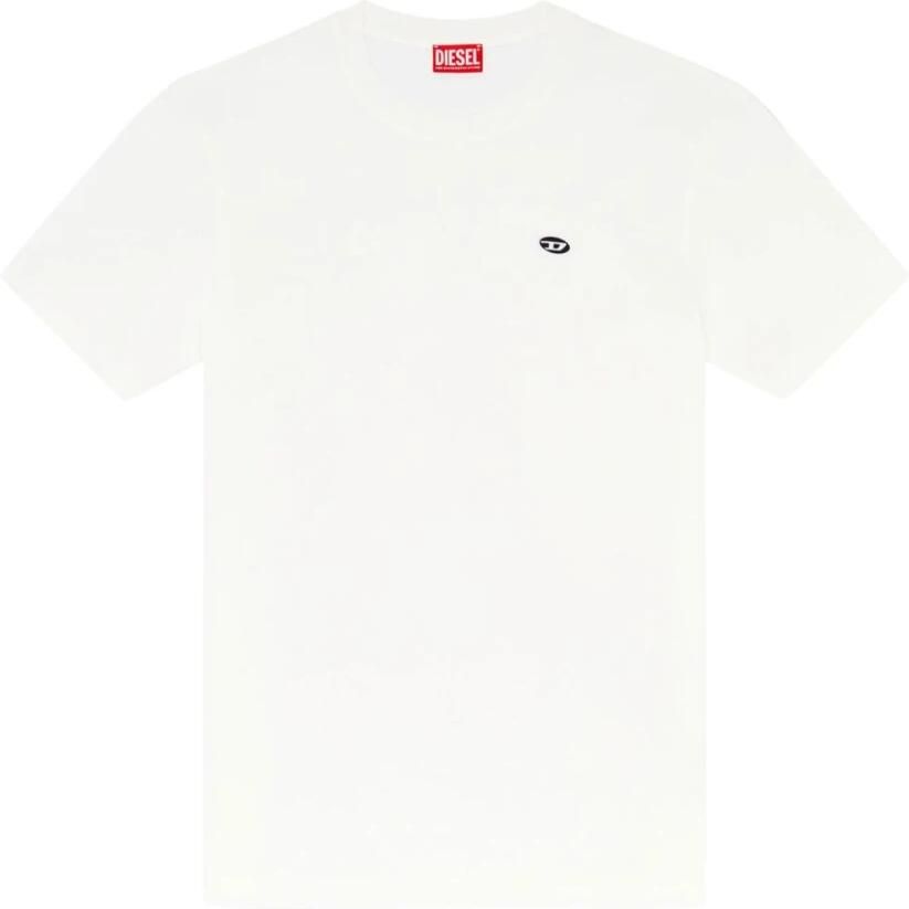 Diesel Stijlvolle T-shirts voor Mannen en Vrouwen White Heren - Foto 6