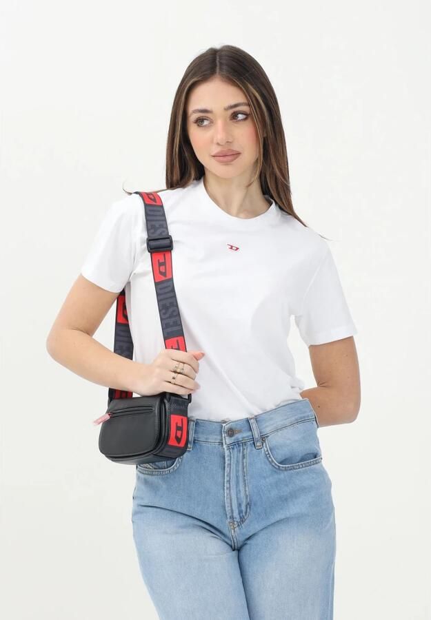 Diesel Wit T-shirt met korte mouwen Essential White Dames - Foto 2