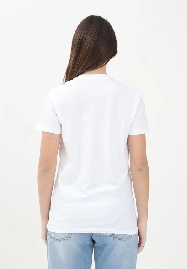 Diesel Wit T-shirt met korte mouwen Essential White Dames - Foto 3