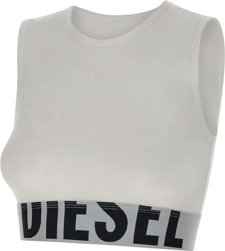 Diesel Witte Katoenen Ada Top White Dames - Foto 4