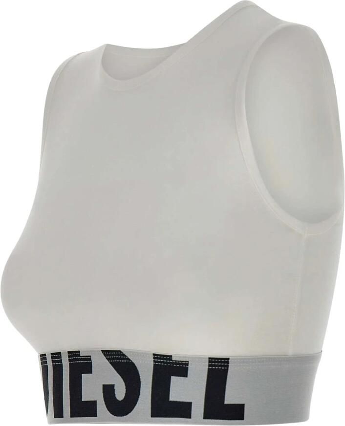 Diesel Witte Katoenen Ada Top White Dames - Foto 2