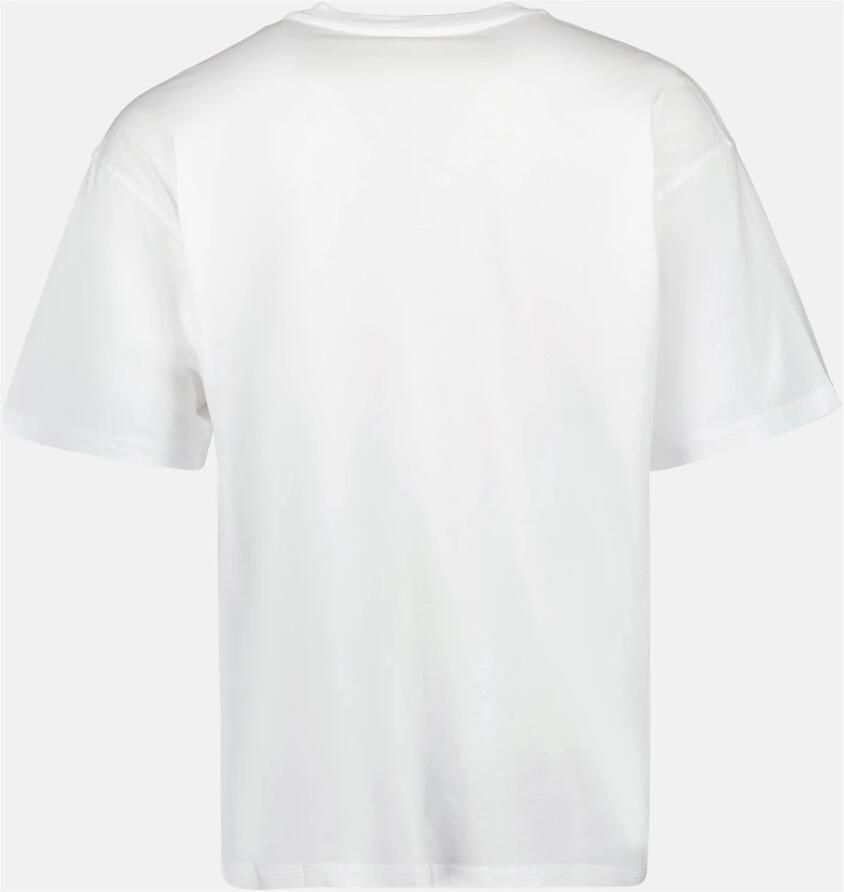 Diesel Witte Katoenen T-shirt met Ronde Hals White Heren - Foto 3
