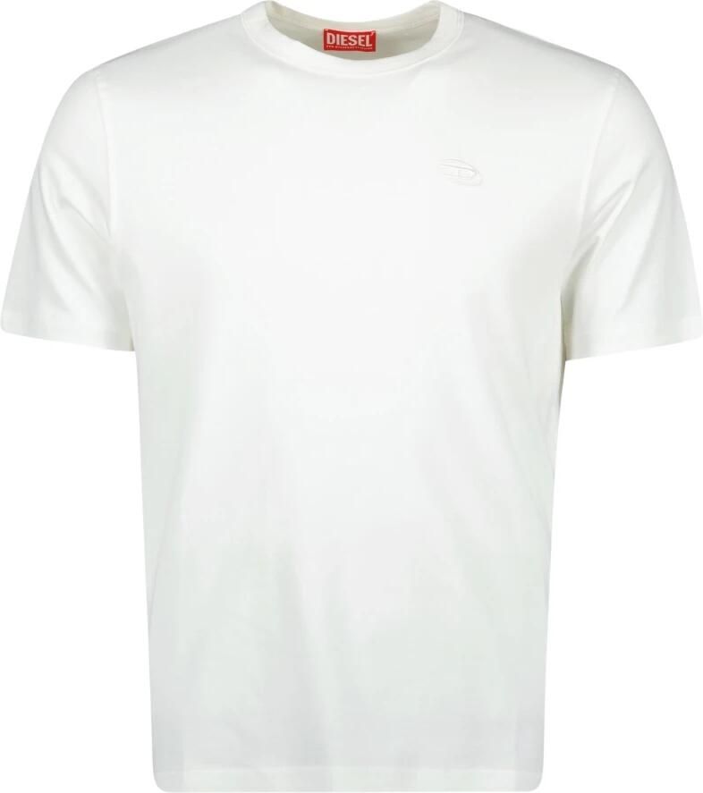 Diesel Witte T-shirt met verstelbare splitten White Heren - Foto 2