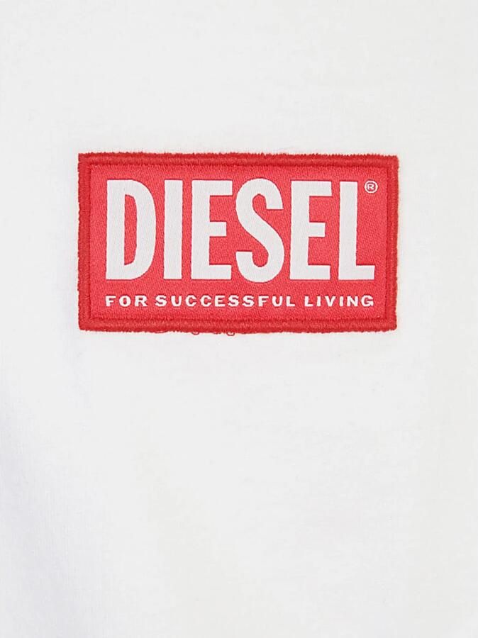 Diesel Witte T-shirts en Polos White Heren - Foto 2