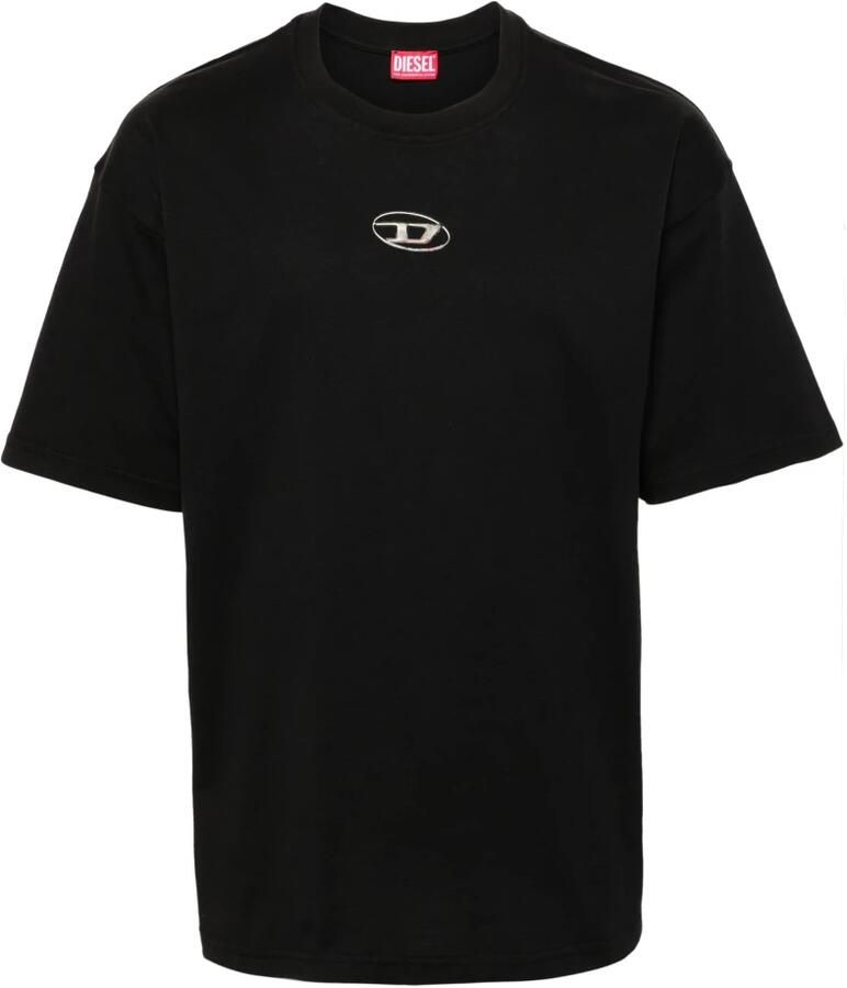 Diesel T-shirt Korte Mouw A16841 0CLBR T-REGS-OD-Q1-9XX BLACK - Foto 10