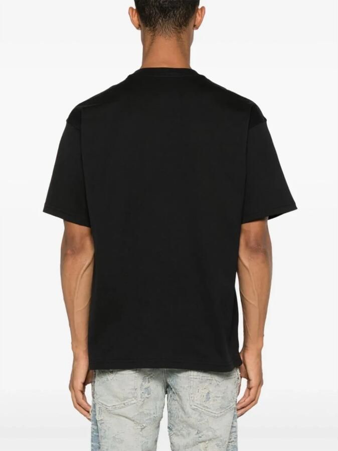 Diesel T-shirt Korte Mouw A16841 0CLBR T-REGS-OD-Q1-9XX BLACK - Foto 4