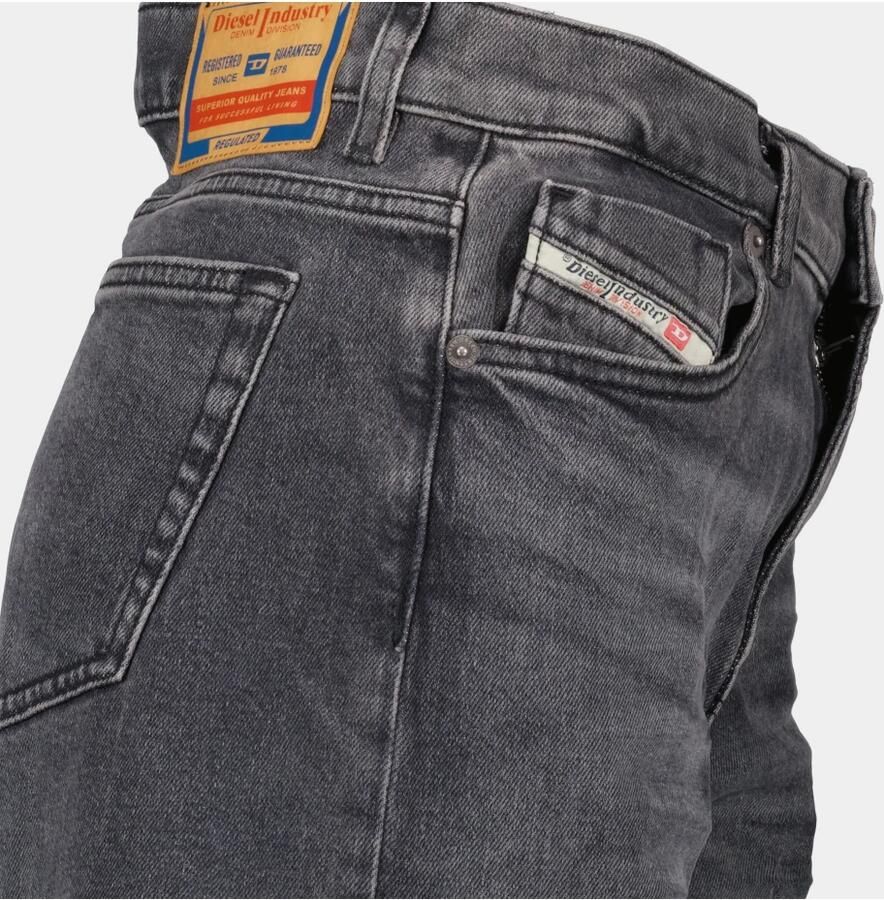Diesel Straight Leg Five Pocket Jeans Gray Dames - Foto 5