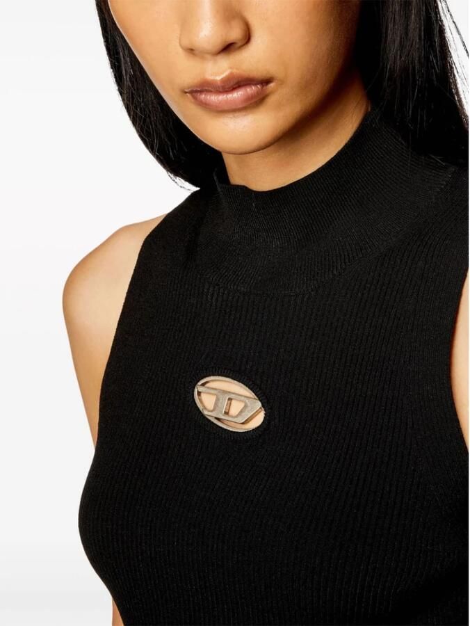 Diesel Stijlvolle Sweaters voor Mannen en Vrouwen Black Dames