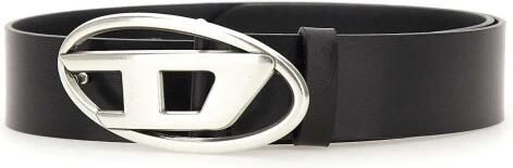 Diesel Zwarte Leren Riem Stijlvol Uniseks Accessoire Black Unisex - Foto 6