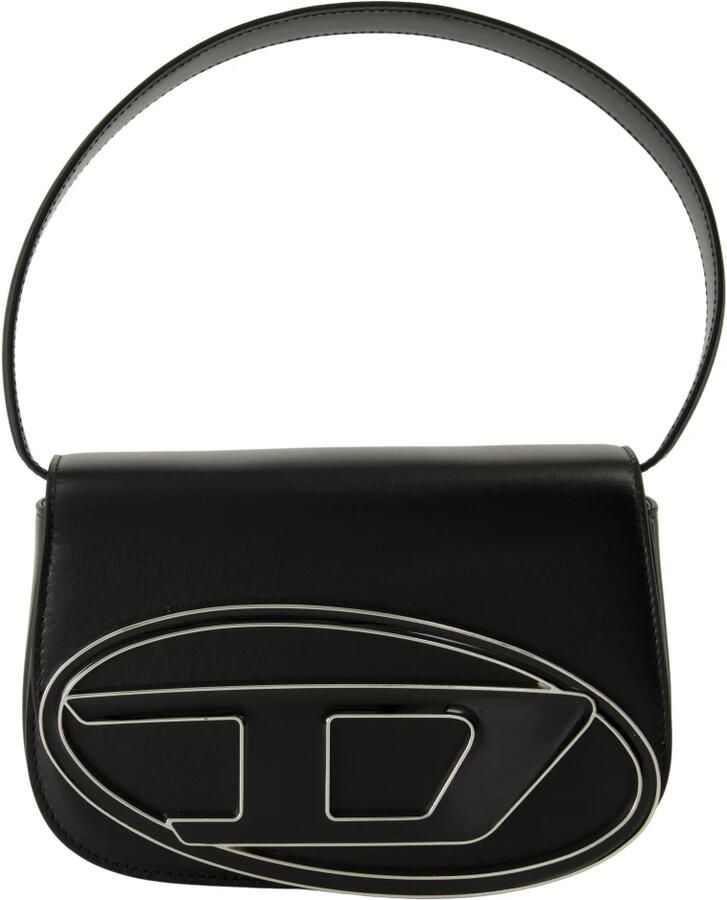 Diesel Zwarte Crossbody Tas Elegant Metalen Logo Black Dames - Foto 5