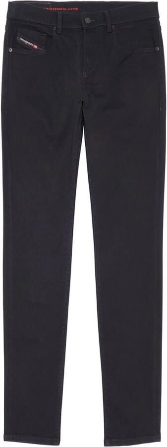 Diesel Slim Fit Zwart Denim 2019 D-Strukt Black Heren - Foto 17