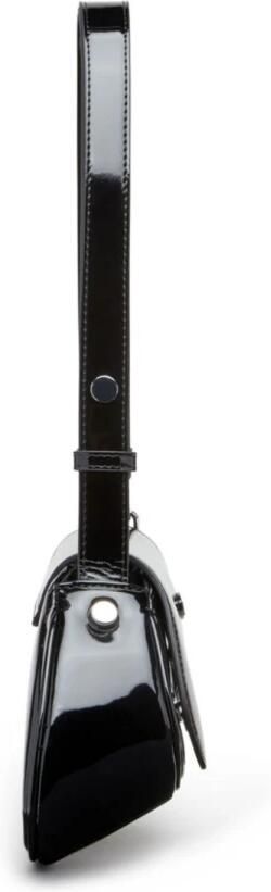 Diesel Zwarte schoudertas met ovaal D-logo Black Dames - Foto 10