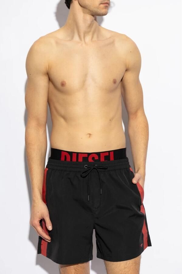 Diesel Zwembroek A17465 0EPBA VISPER-41-D-POP-E3976 BLACK - Foto 2