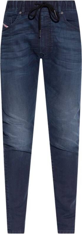 Diesel E-Krooley Jogg Slim-fit Jeans Blauw Heren