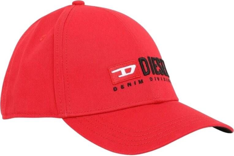 Diesel Baseball cap with Denim Division logo Red Heren
