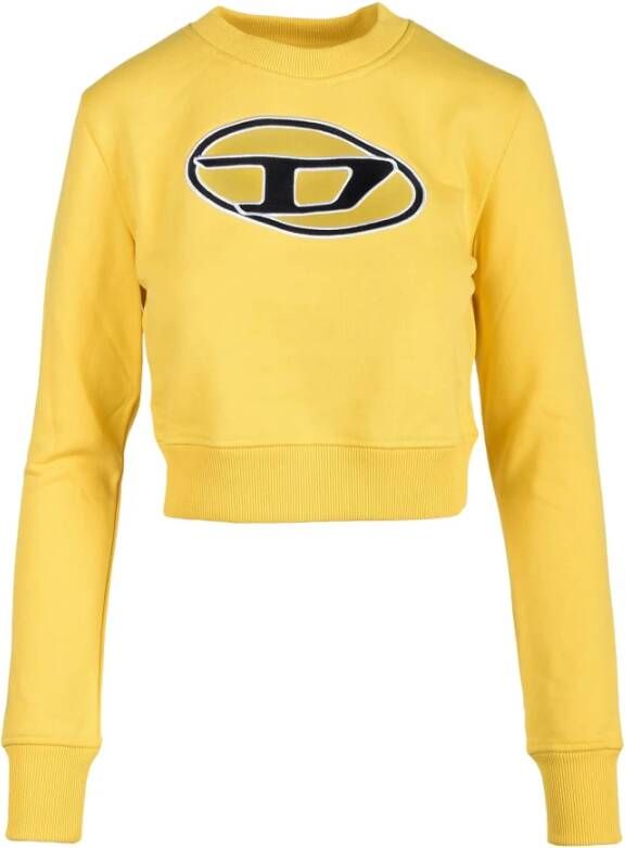 Diesel Gele Sweatshirt voor Vrouwen Yellow Dames