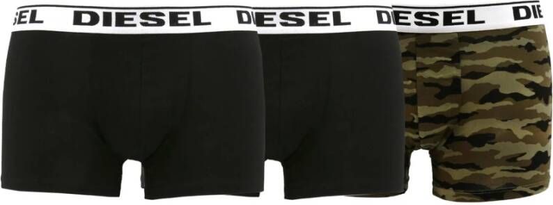 Diesel Heren Boxershorts Tri-Pack Zwart Heren