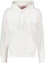 Diesel Logo-Print Pullover Hoodie voor Heren White Heren - Thumbnail 1