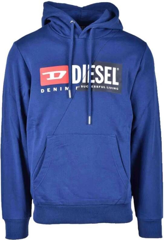 Diesel Hoodies Blauw Heren