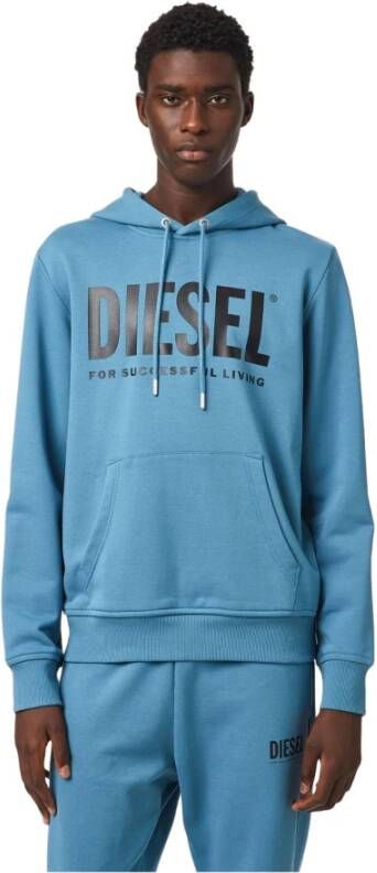 Diesel Hoodies Blauw Heren