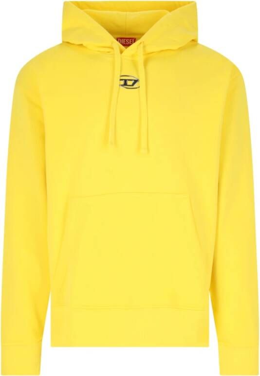 Diesel Gele Sweaters Yellow Heren