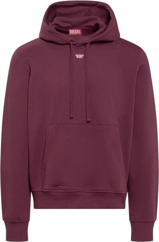 Diesel Hoodies Rood Heren