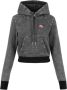 Diesel Donkergrijze hoodie Grijs Dames - Thumbnail 1