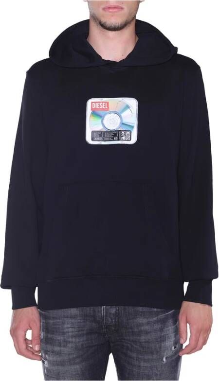 Diesel Hoodies Zwart Heren