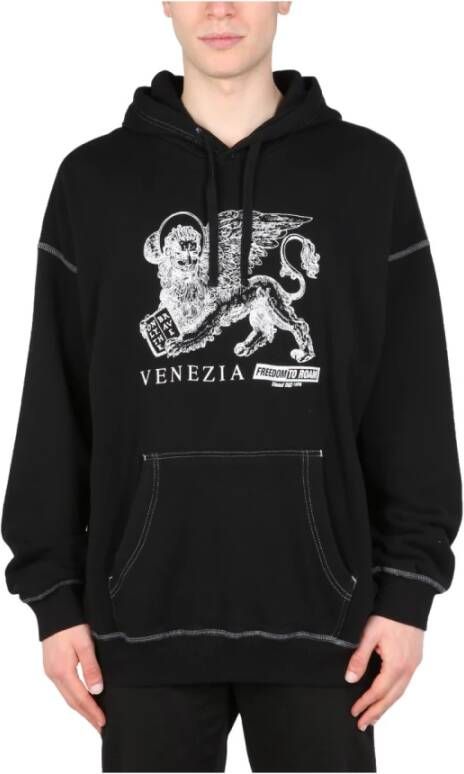 Diesel Hoodies Zwart Heren