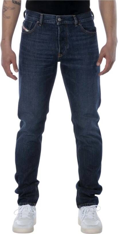 Diesel 1995 L.32 Blauwe Straight Jeans Blauw Heren