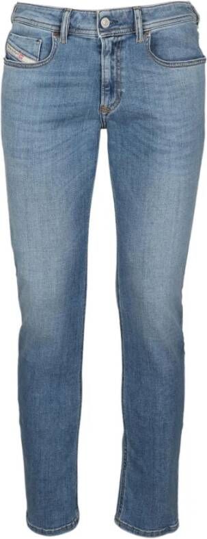 Diesel Klassieke Blauwe Denim Straight Jeans Blauw Heren - Foto 7