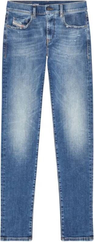 Diesel Slim Fit Medium Blue Wash Jeans Blue Heren