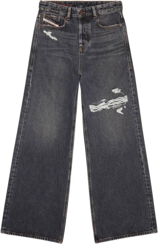 Diesel Relaxed Straight Jeans 1996 D-Sire Gray Dames