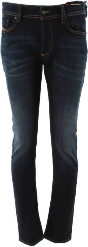 Diesel Hoge taille skinny jeans met ritssluiting Black Heren - Foto 8