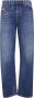 Diesel Klassieke Blauwe Straight-Leg Jeans Blauw Heren - Thumbnail 1