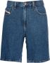 Diesel Heren Knoop Rits Shorts Blue Heren - Thumbnail 1
