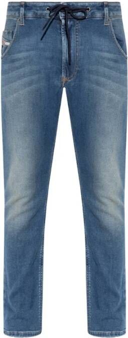 Diesel Tapered Stretch JoggJeans Medium Denim Blue Heren