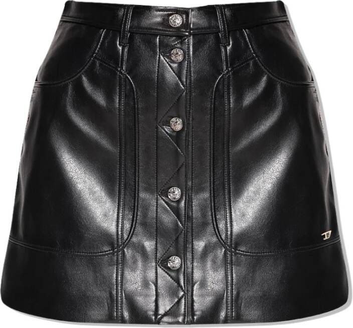 Diesel O-Ambra rok Black Dames