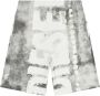 Diesel Casual katoenen Bermuda shorts met elastische tailleband Wit Heren - Thumbnail 11